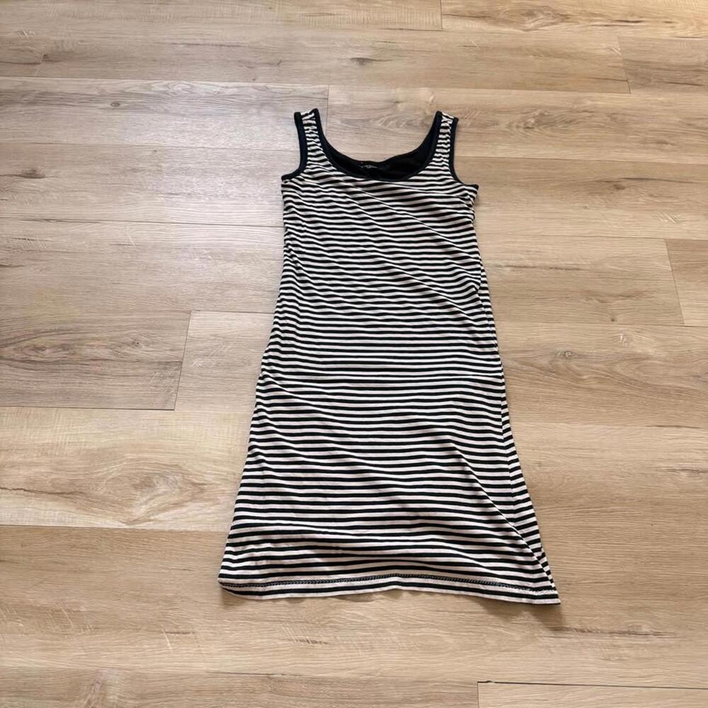 Chelsea & Theodore Striped Tank Dress Pima Cotton/Modal‎ Women's S